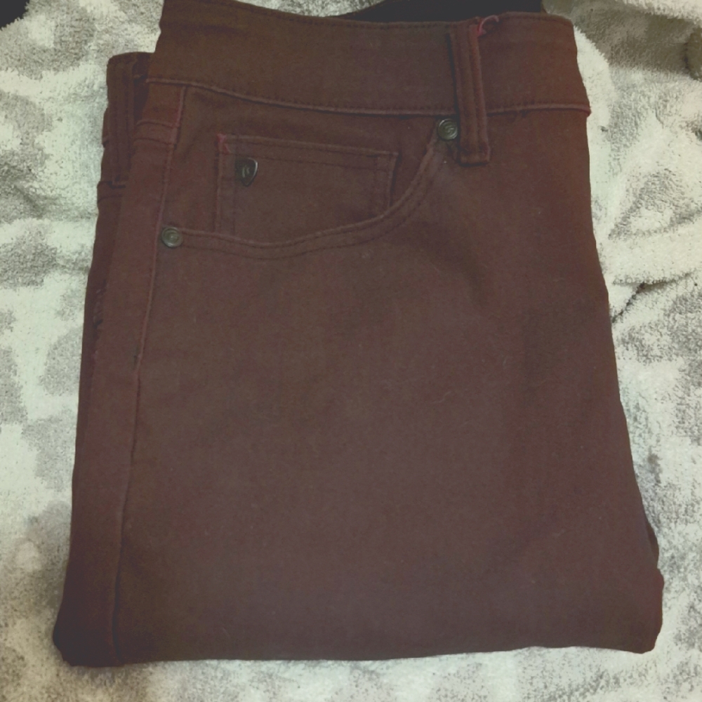 Men's Straight Jeans - Brown